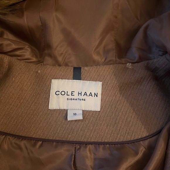 EUC COLE HAAN SIGNATURE WOOL COAT SZ 10! - Picture 5 of 11